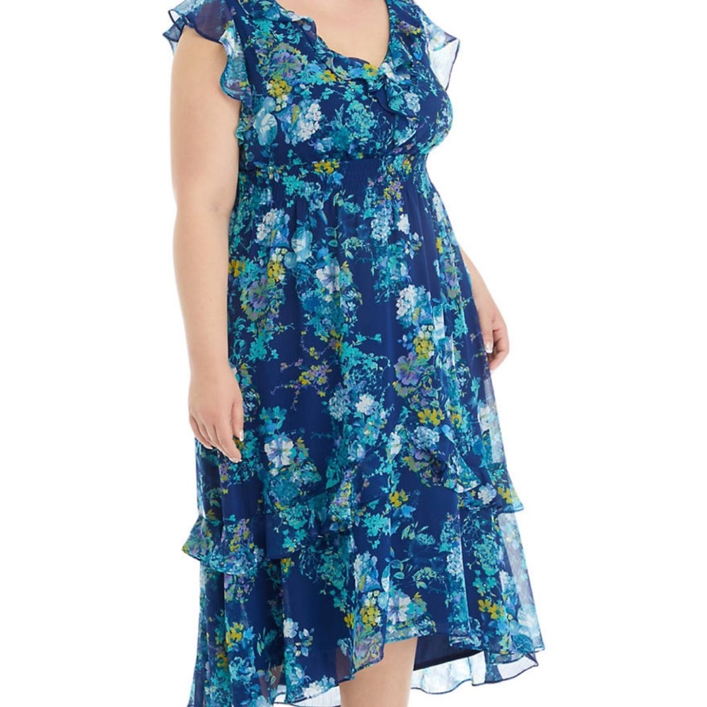 Chiffon Fit and Flare Dress